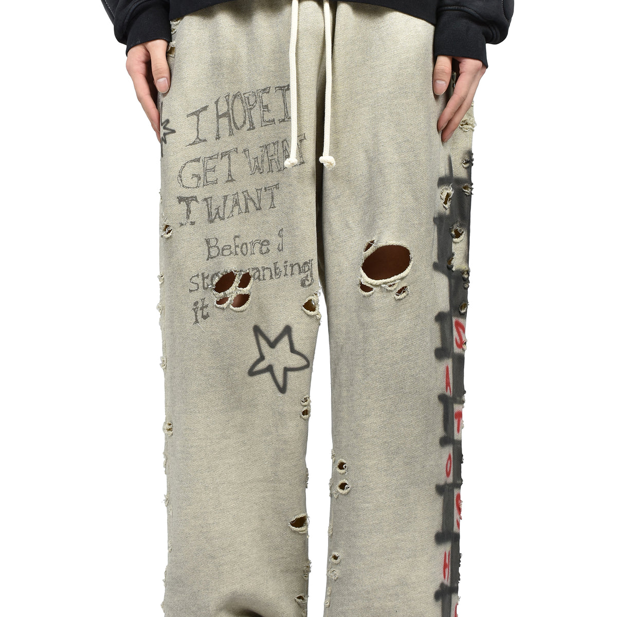 SATOSHI NAKAMOTO サトシ ナカモト SS26 GET WHAT I WANT SWEATPANT