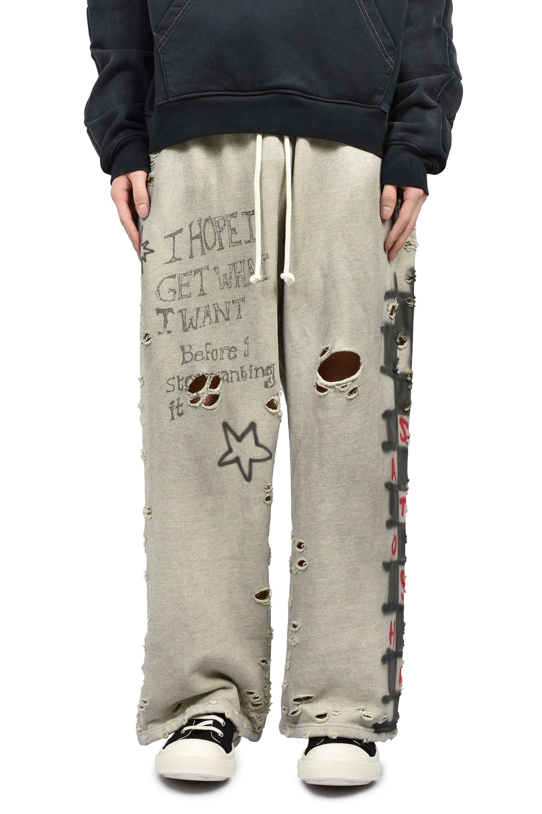 SATOSHI NAKAMOTO サトシ ナカモト SS26 GET WHAT I WANT SWEATPANT