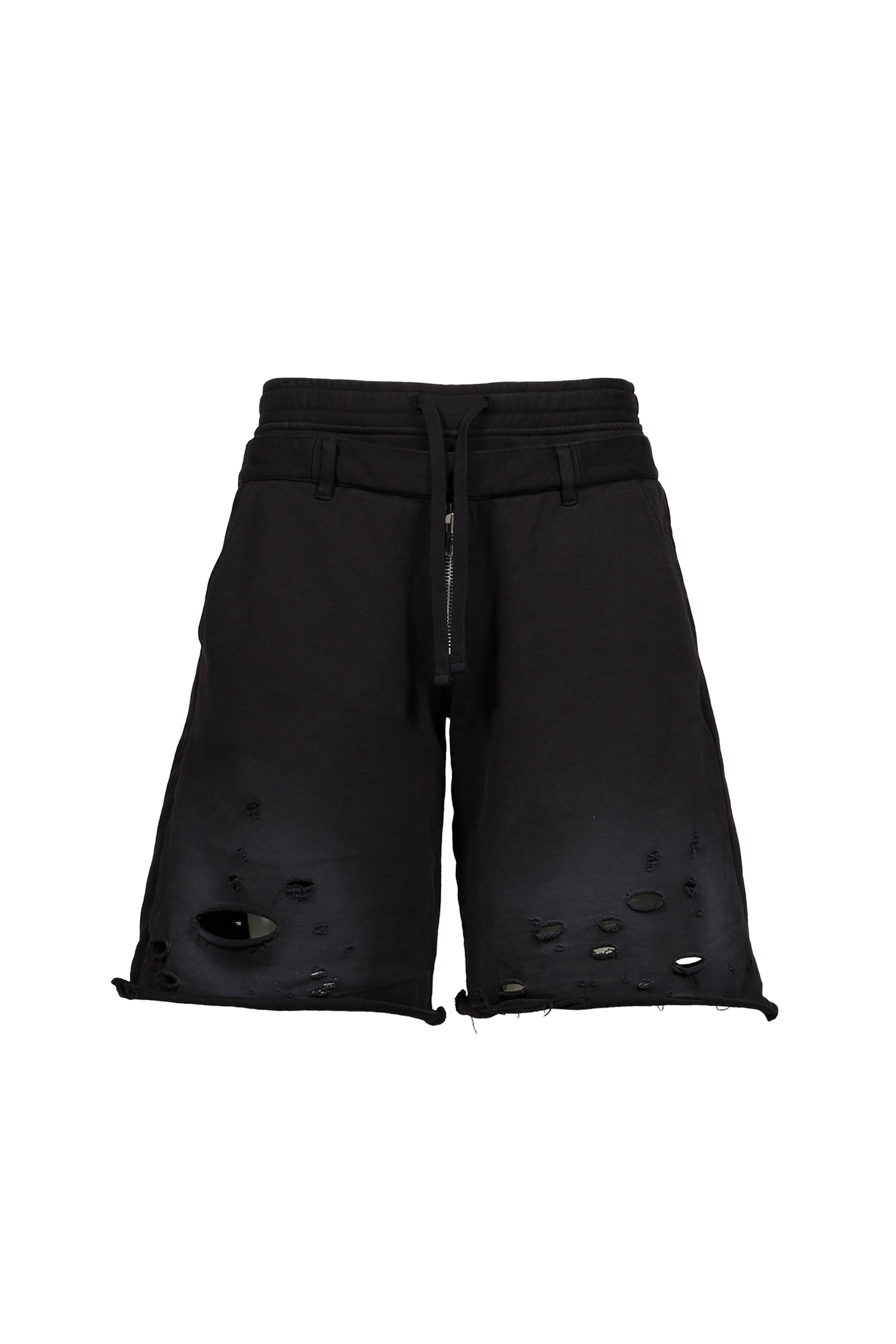LAYERED SWEAT TROUSER / FADED BLK