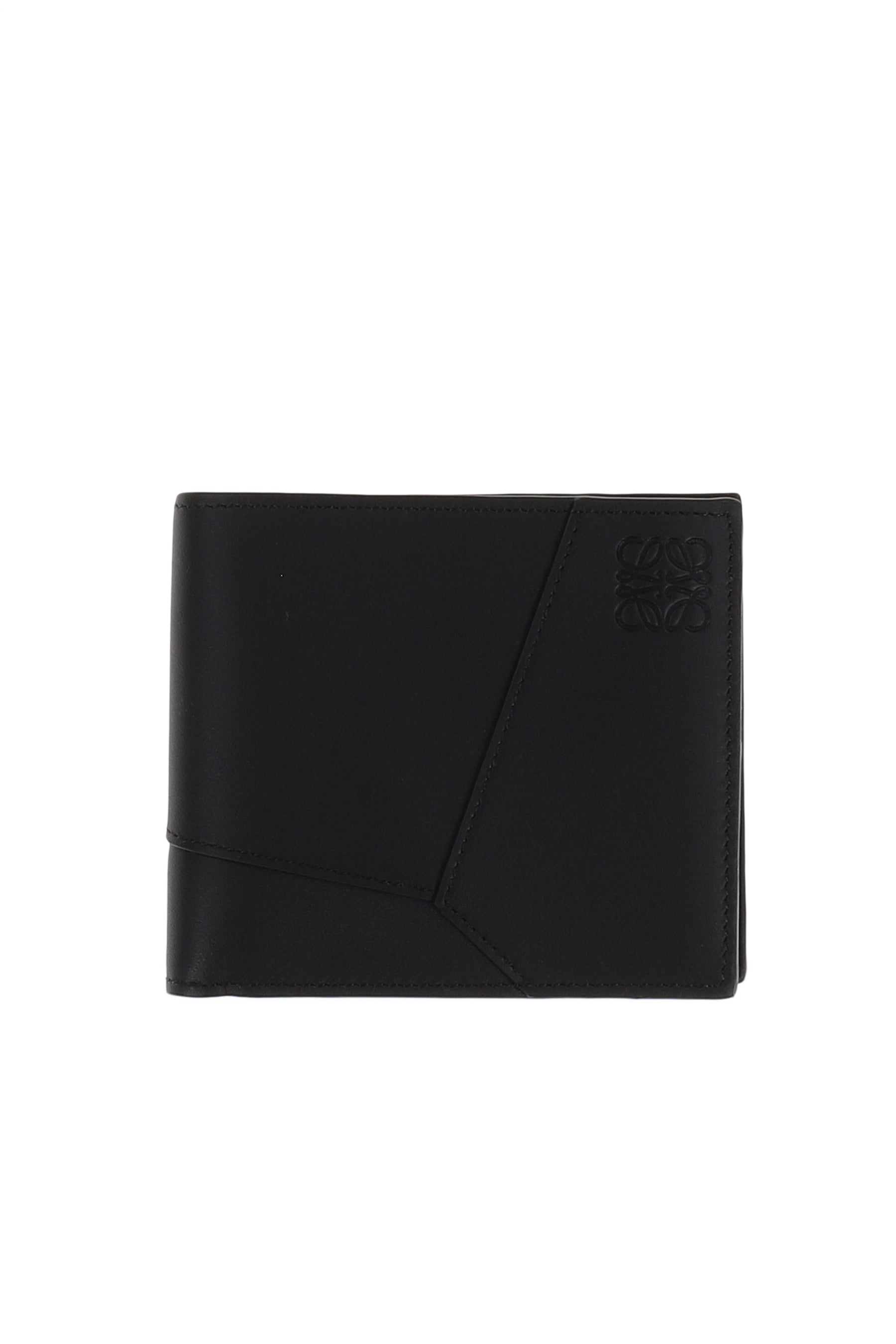 PUZZLE EDGE BIFOLD COIN WALLET / BLK