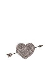 CUPID HEART BROOCH / WHT