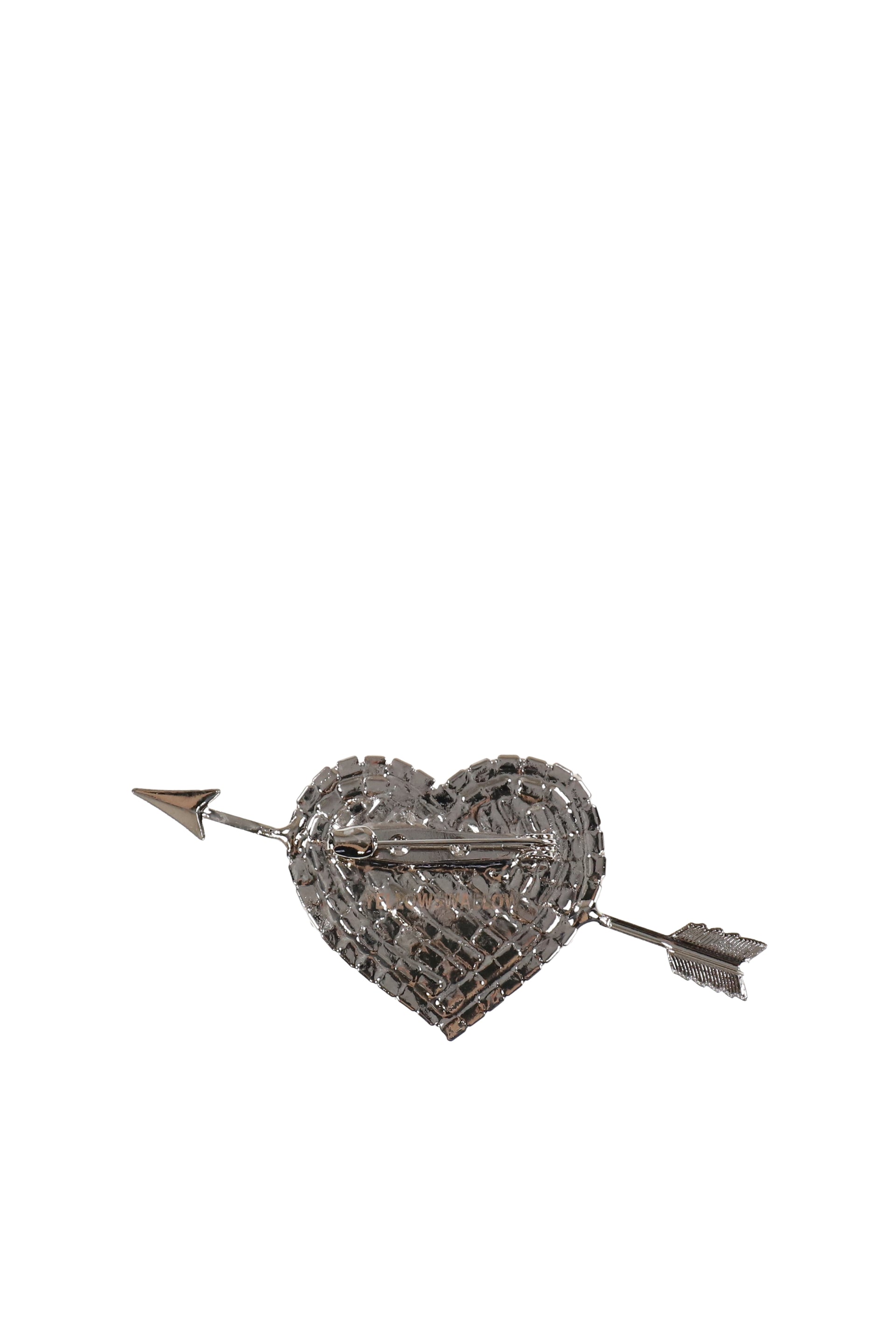 CUPID HEART BROOCH / WHT