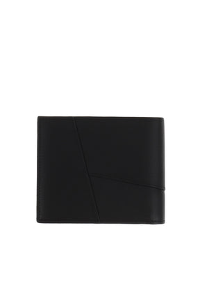 PUZZLE EDGE BIFOLD COIN WALLET / BLK