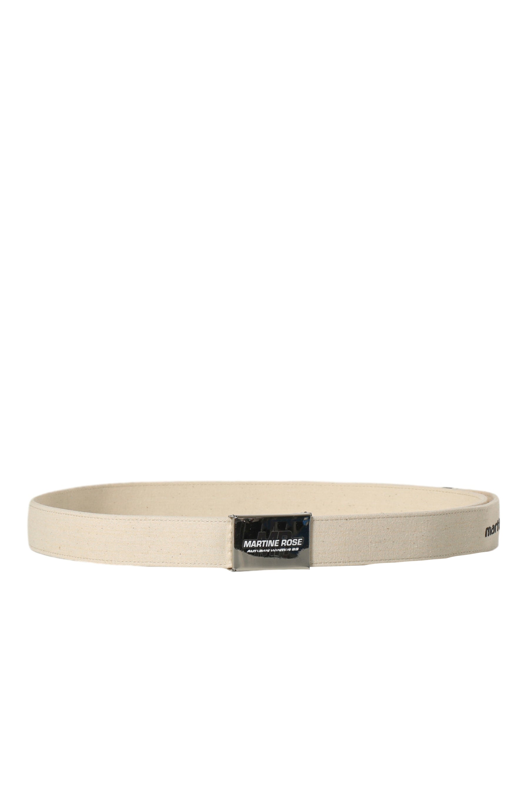 Martine Rose マーティン ローズ FW23 CANVAS BELT / CREAM -NUBIAN