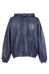 WAX TK SWEAT ZIP UP HOOD / NVY