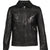 LEATHER JACKET BASIC CUT / BLK