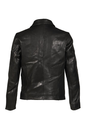 NO/FAITH STUDIOS SS26 LEATHER JACKET BASIC CUT / BLK - NUBIAN