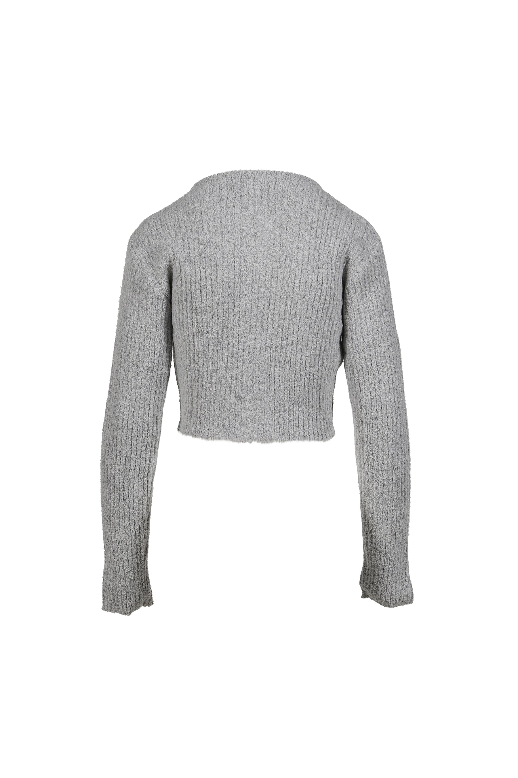 NEAH KNITTED ZIP-UP / GRY 