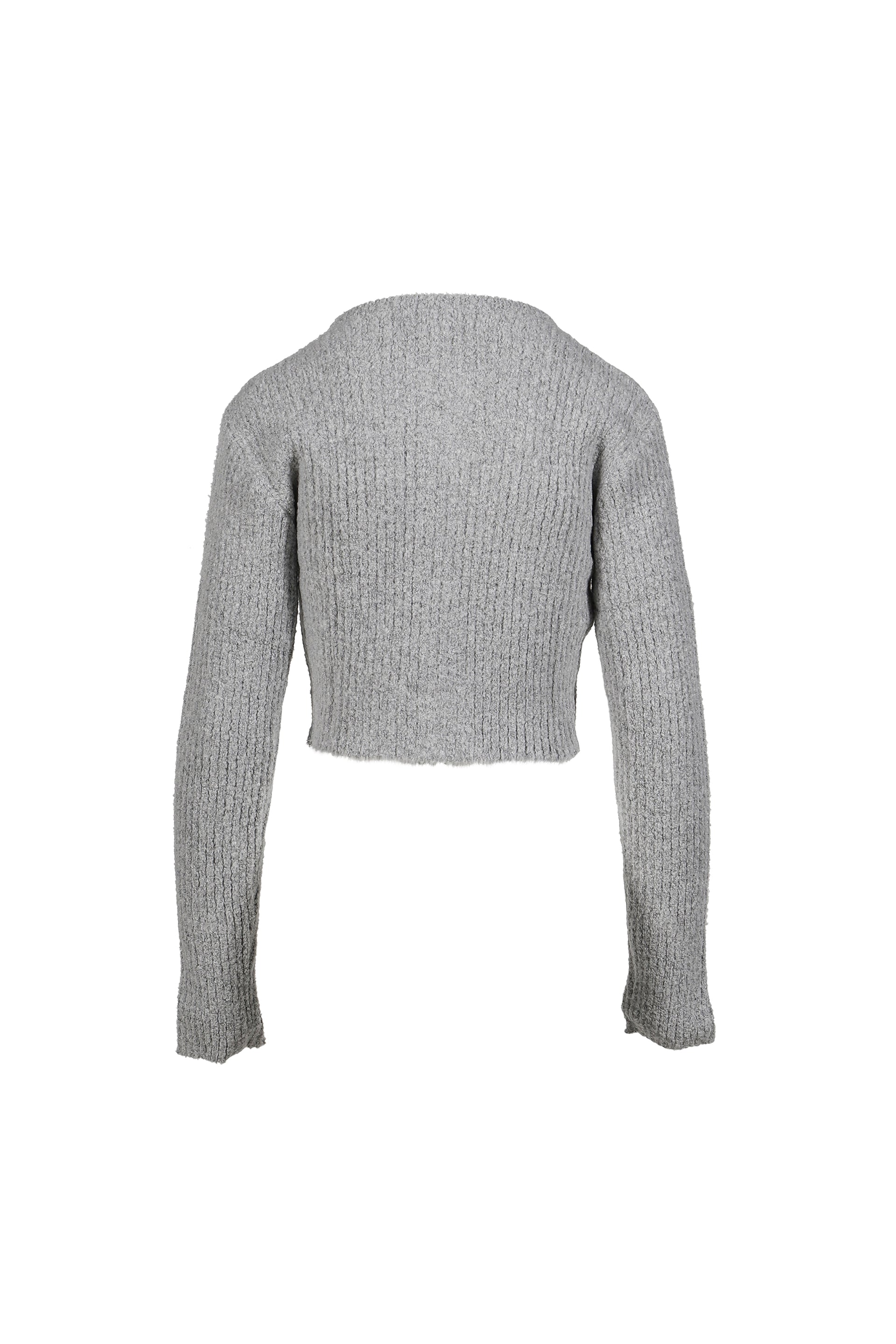 NEAH KNITTED ZIP-UP / GRY