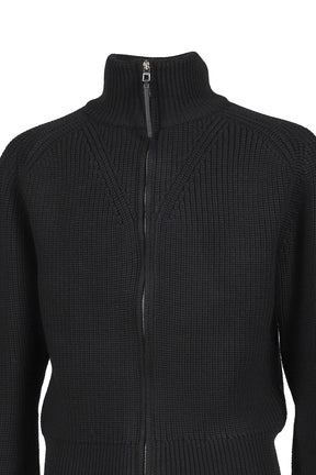 LE CARDIGAN ZIPPE MERINO / BLK 