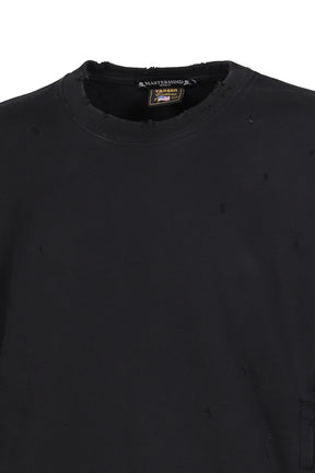 VANSON CREWNECK SWEATSHIRT REGULAR FIT (DAMAGED) / BLK