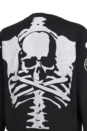 VANSON CREWNECK SWEATSHIRT REGULAR FIT (DAMAGED) / BLK