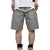 DOUBLE KNEE MOTION PLEAT CANVAS SHORT PANTS(EXCLUSIVE) / GRY