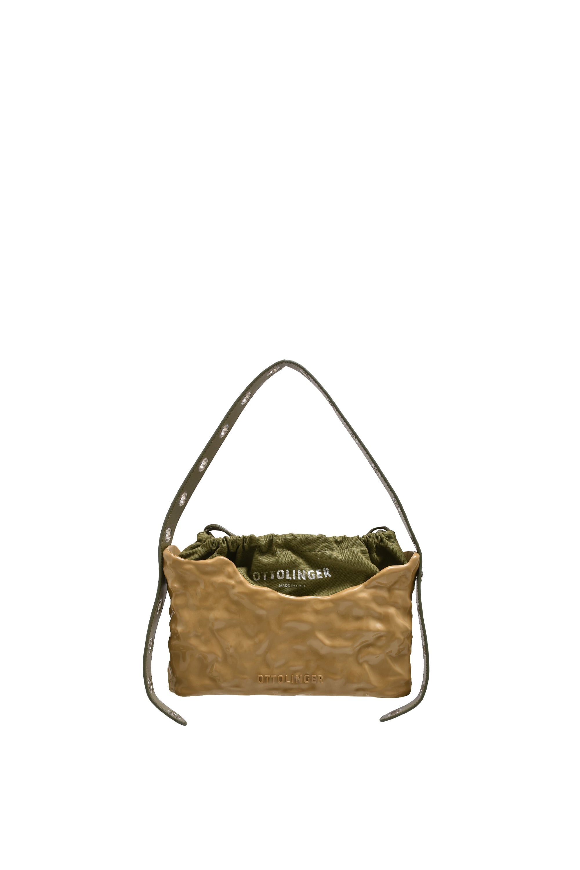 OTTOLINGER オットリンガー SS24 SIGNATURE BAGUETTE BAG / OLIVE - NUBIAN