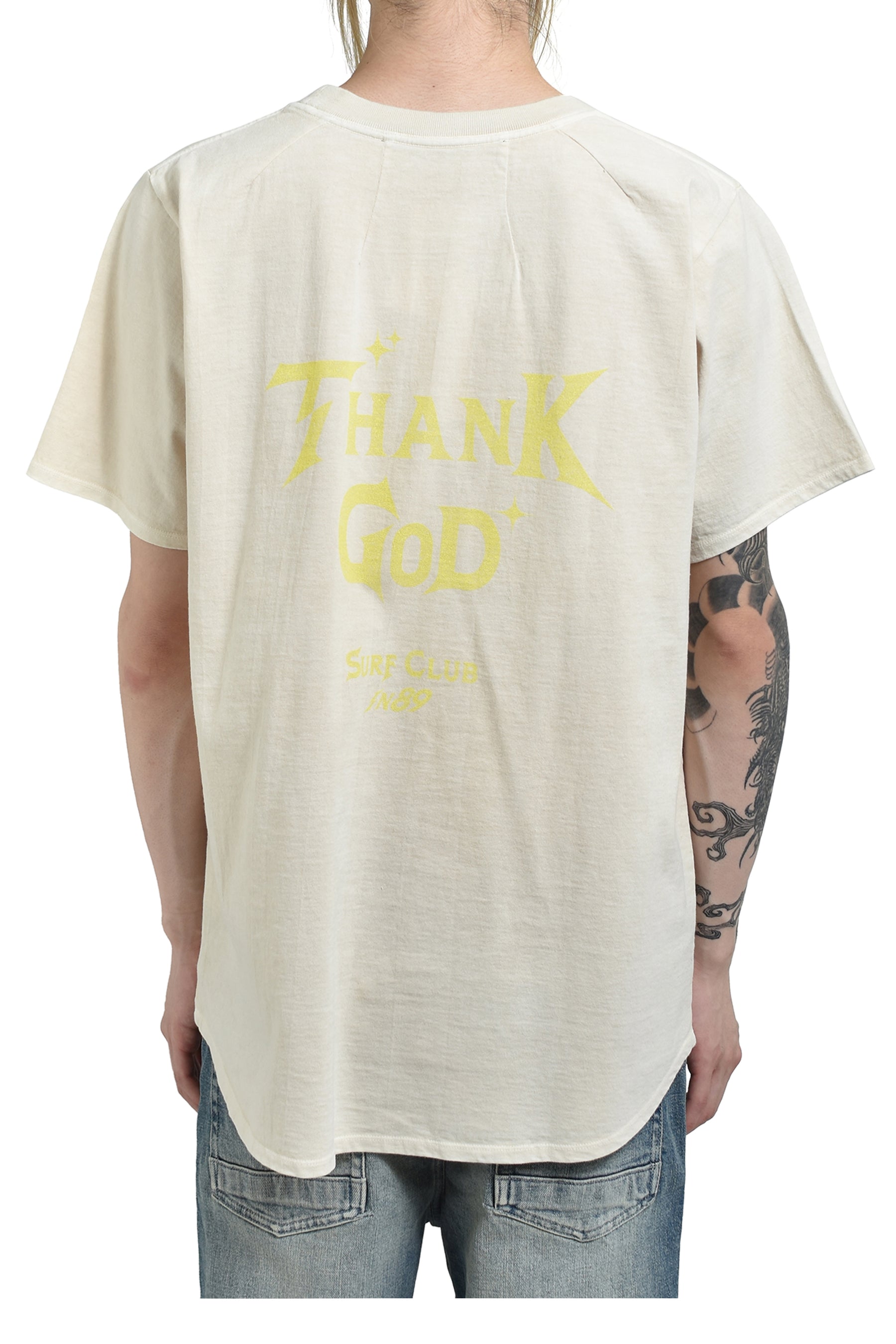 JUN/NAKAYAMA SURF CLUB T-SHIRTS / VANILLA