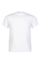 WHITE SHRUNKEN US COTTON T-SHIRT / WHT