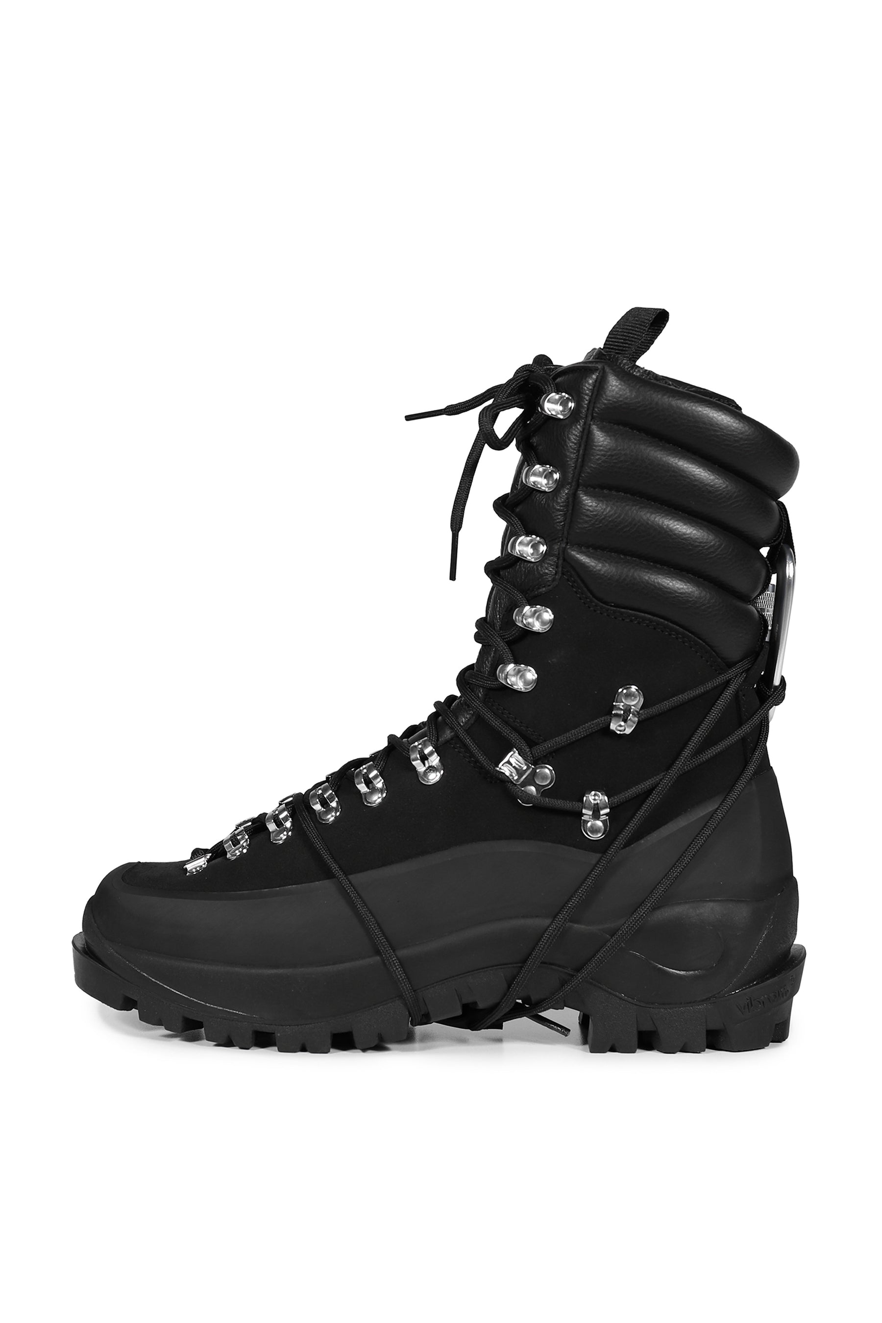 TALL HIKING BOOTS / BLK