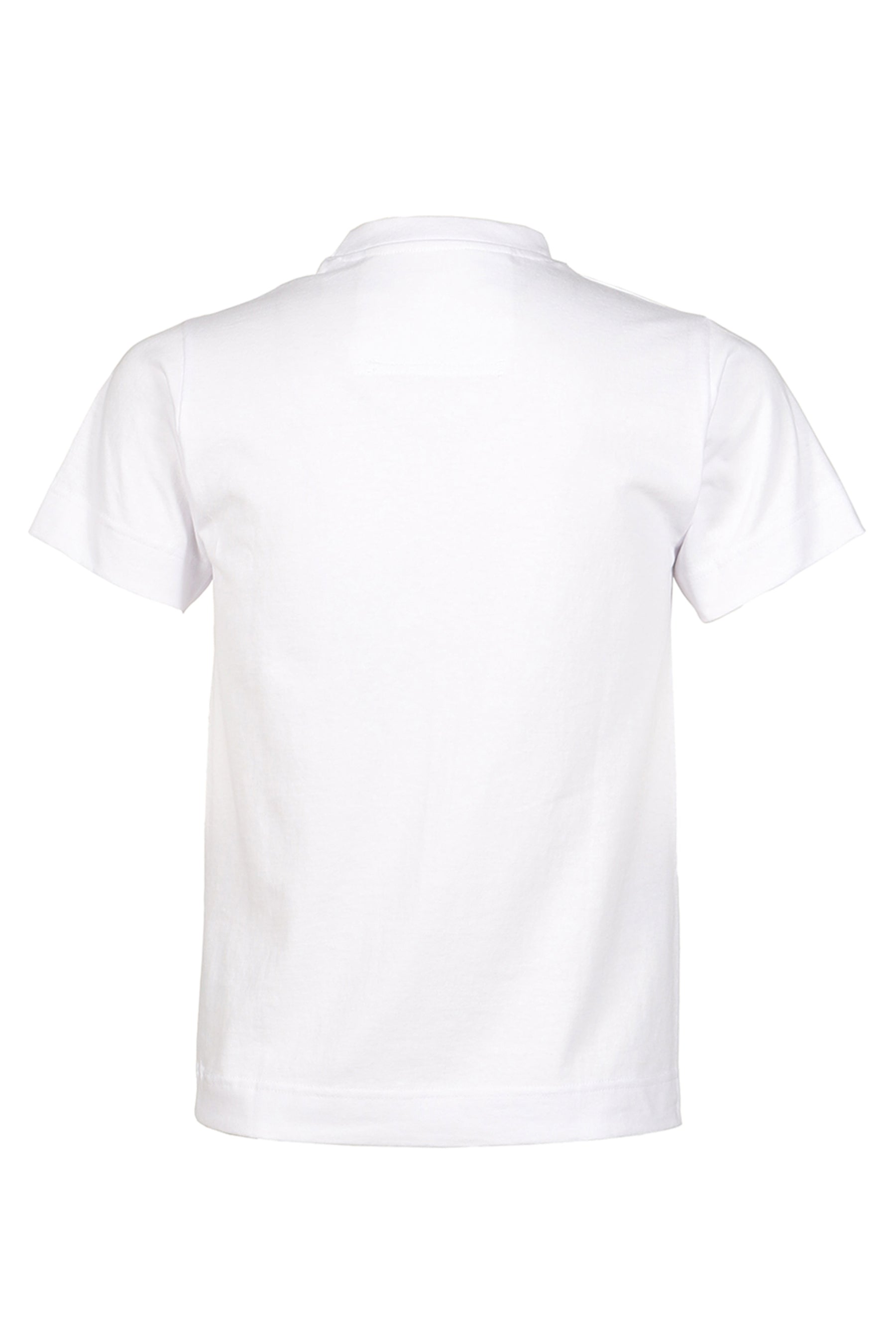 WHITE SHRUNKEN US COTTON T-SHIRT / WHT
