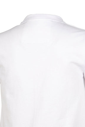 WHITE SHRUNKEN US COTTON T-SHIRT / WHT