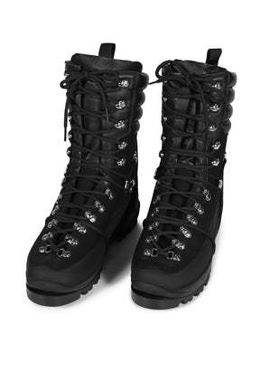 TALL HIKING BOOTS / BLK