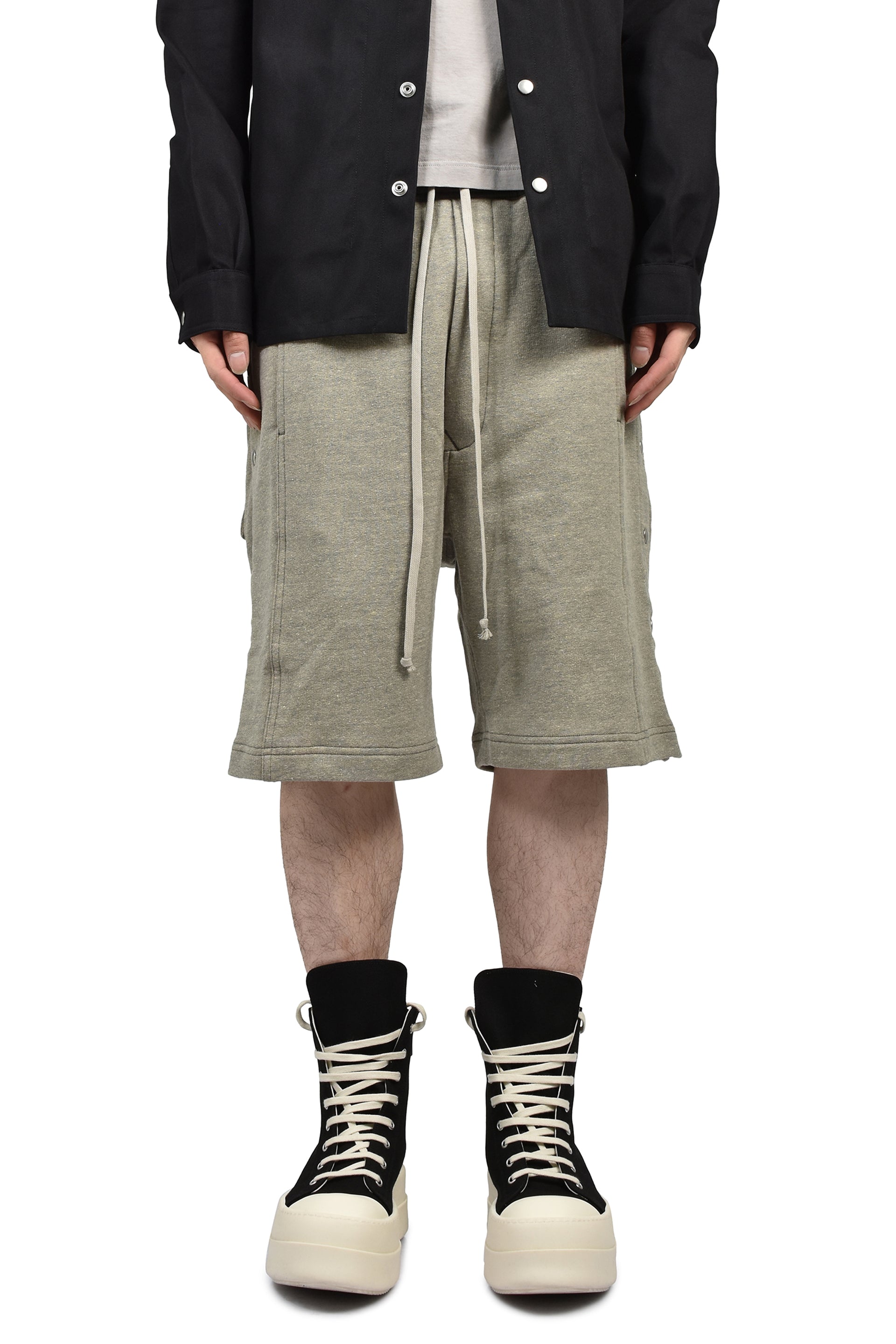 WIDE PUSHER SHORTS / GRY MELANGE