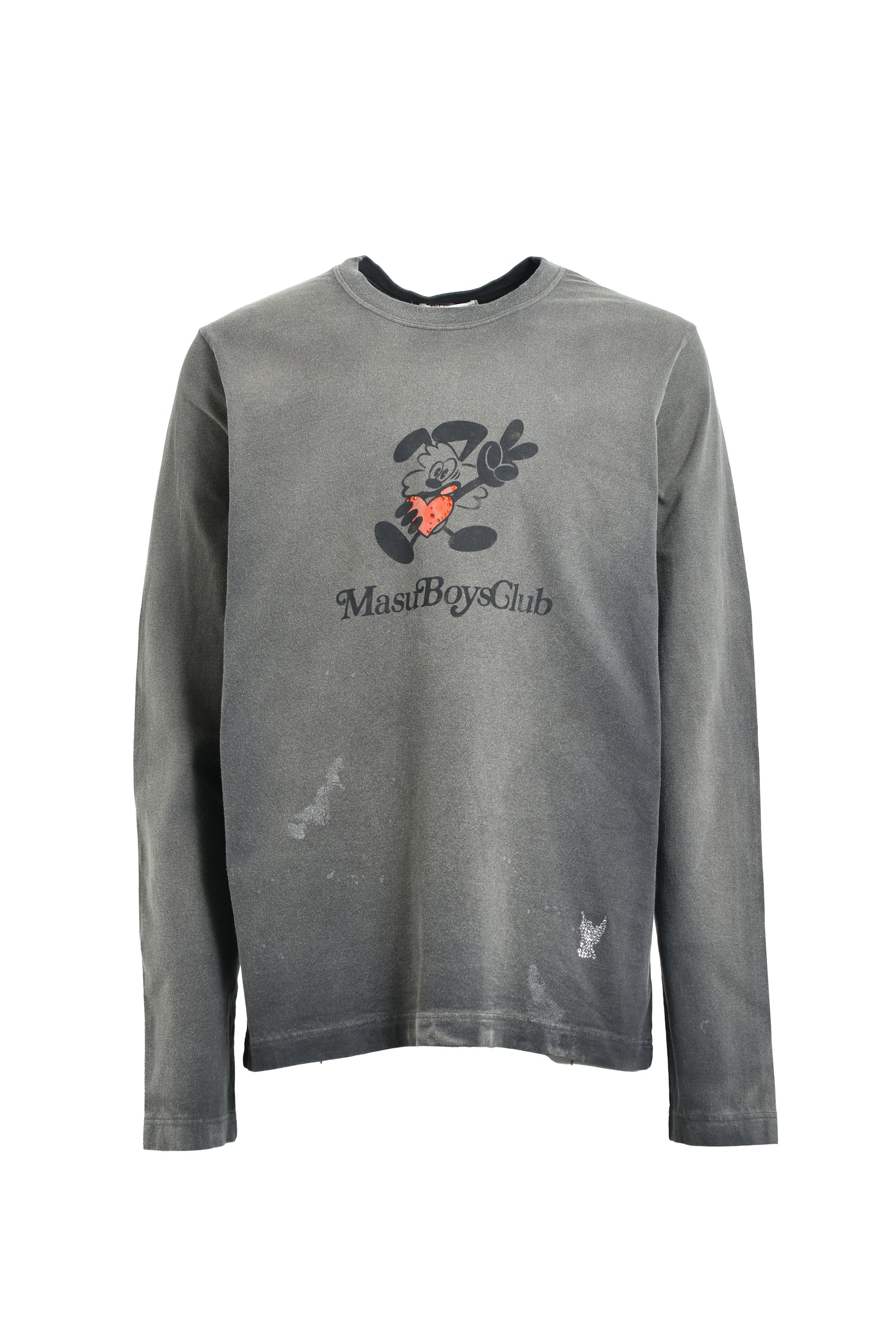 WASTED VICK LONG SLEEVE T-SHIRT / BLK