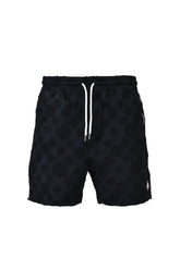 TOWELLING MONOGRAM SHORT / BLK