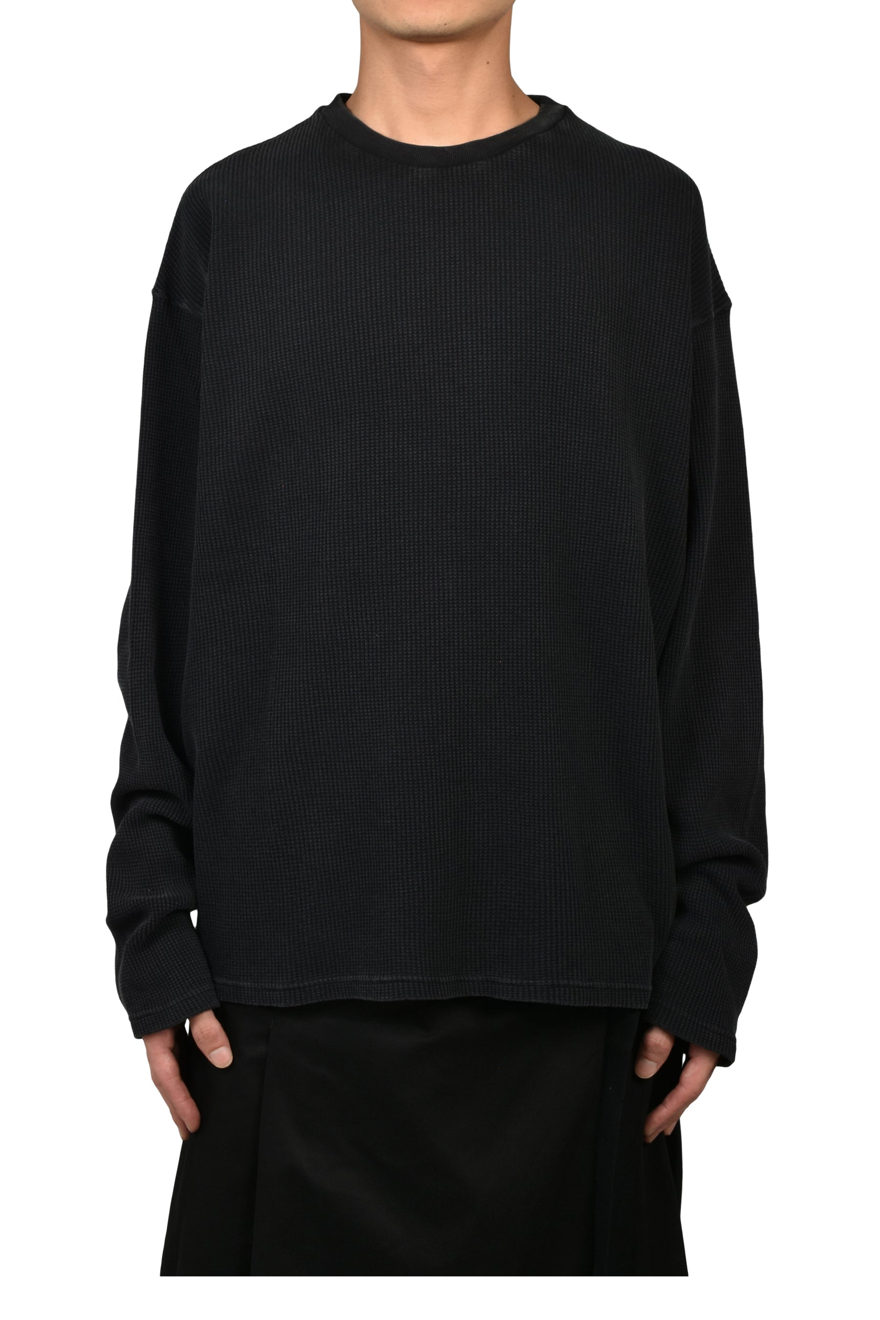EMIL RELAX FIT BOXY T-SHIRT WITH "THE VELVET EVENING" PRINT / BLK