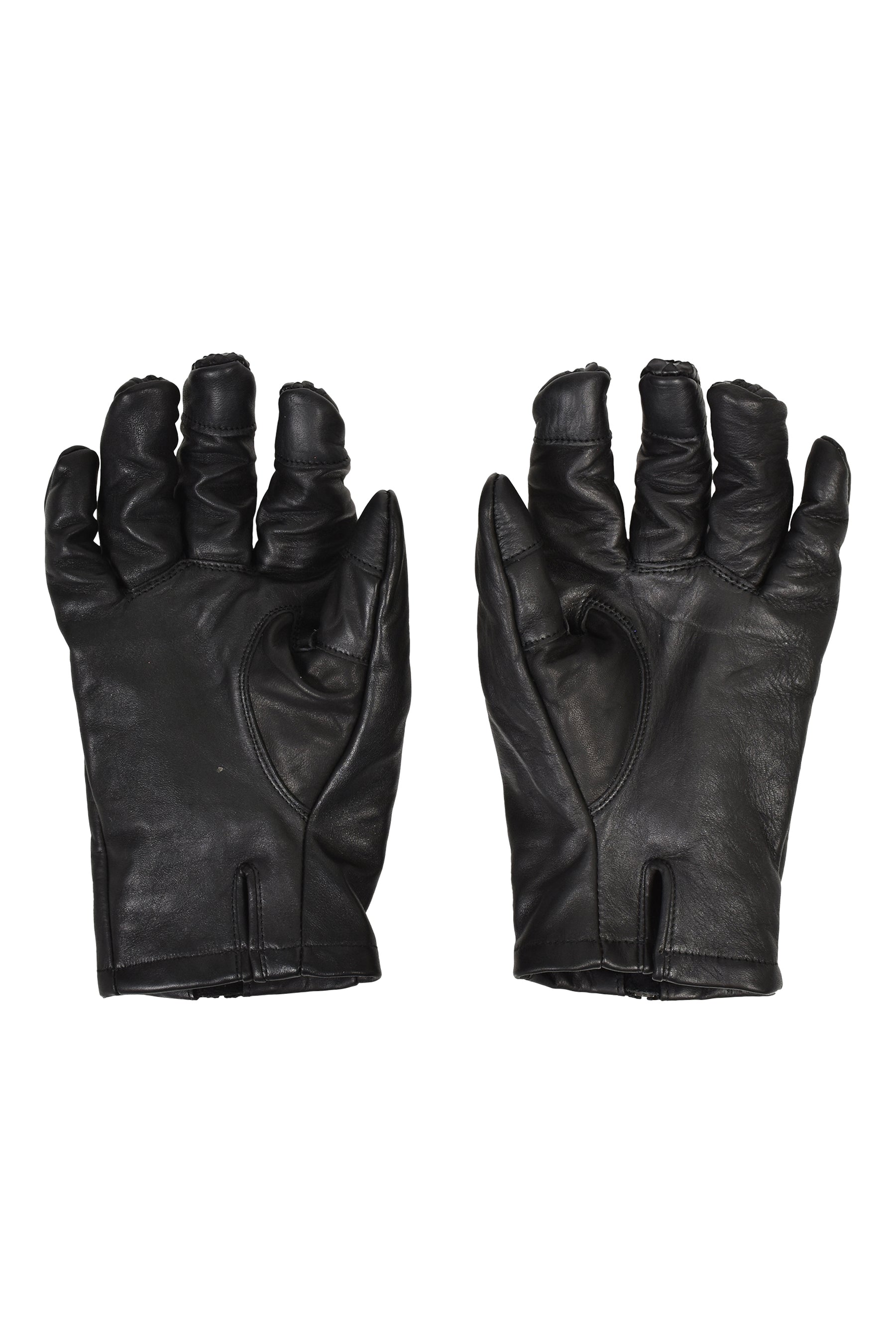 HORSE LEATHER SPRIT ZIP GLOVE / BLK