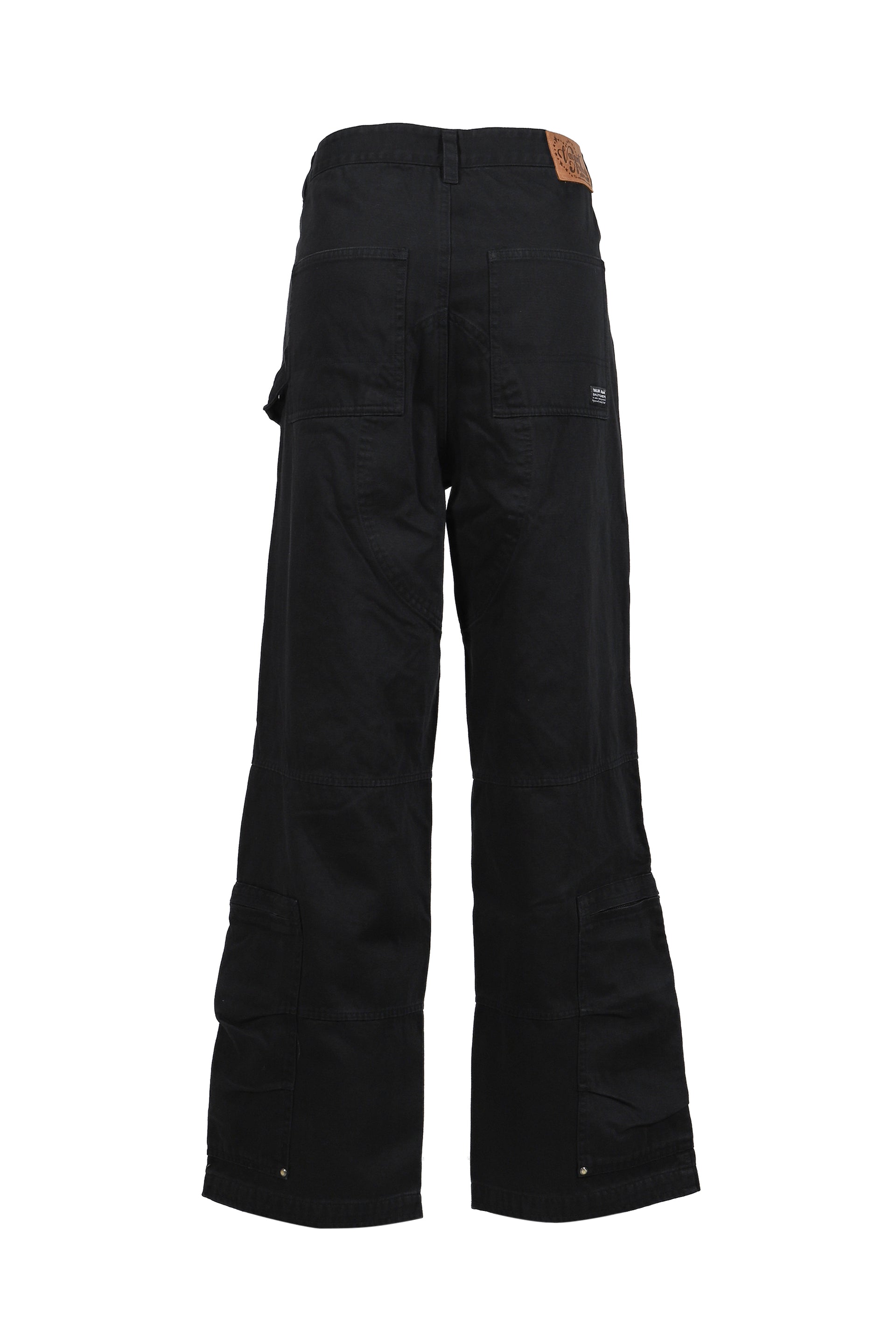 SAINT Mxxxxxx Saint Michael FW25 DOUBLE KNEE PANTS / BLACK - NUBIAN