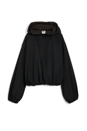 OVERSIZED HALF-ZIP PADDED JACKET / PUMA BLACK