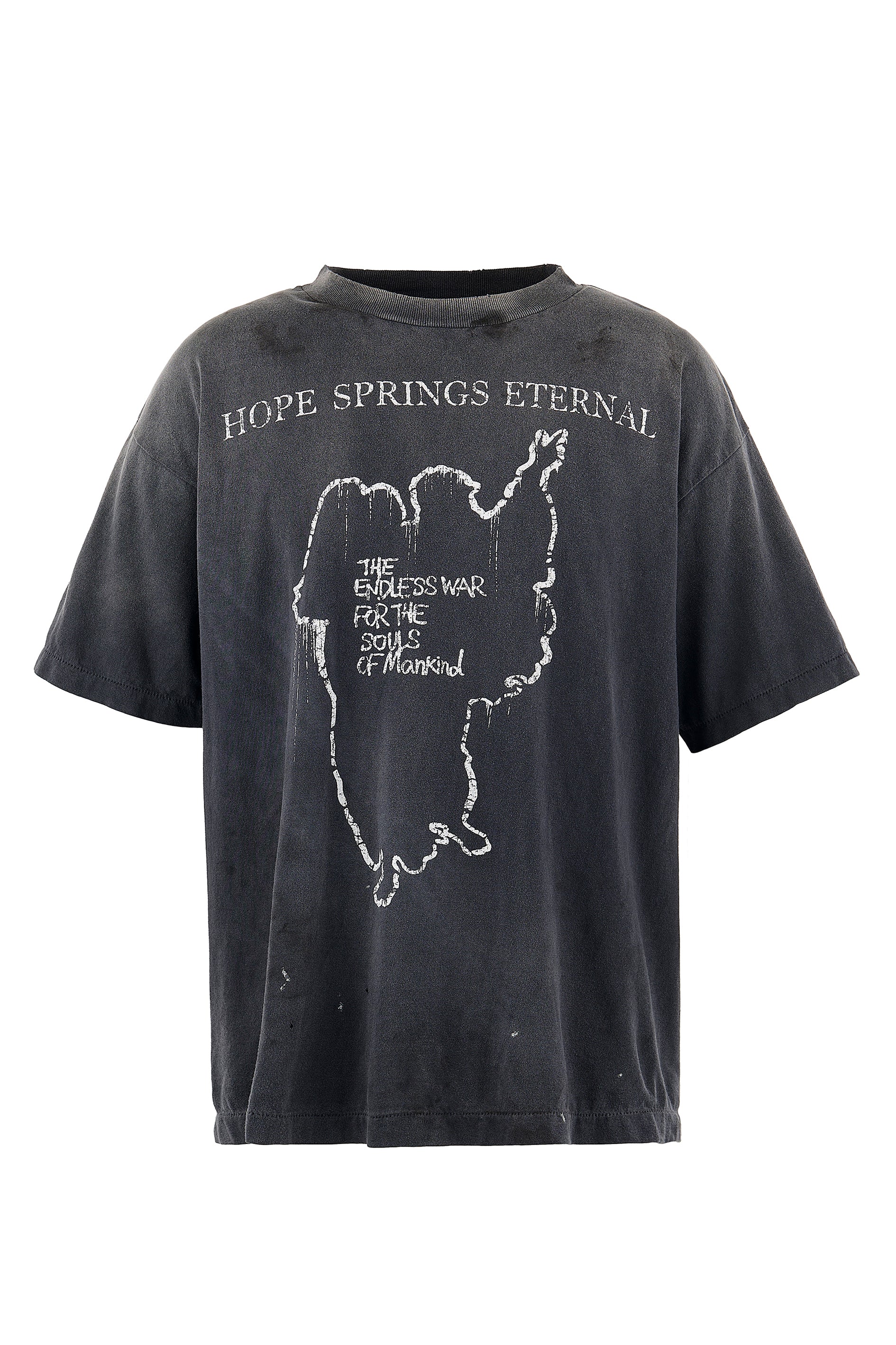 SAINT Mxxxxxx SS TEE/HOPE SPRING / BLK