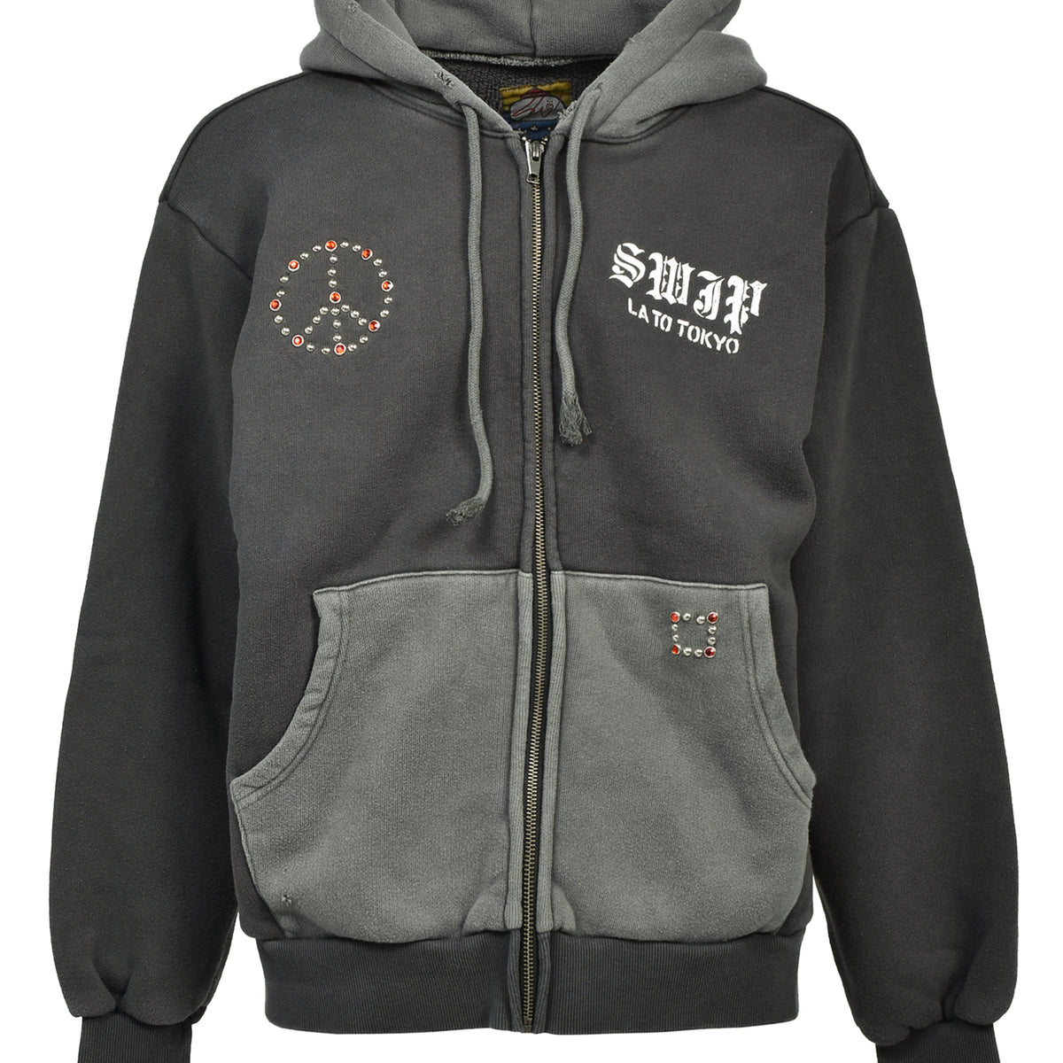 SWJP エスダブリュージェイピー NUBIAN限定 SWJP ZIP UP HOODIE w