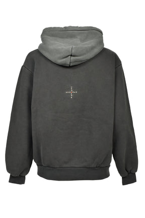 SWJP ZIP UP HOODIE w/ CUSTOM STUDS NUBIAN (EXCLUSIVE) / GRY