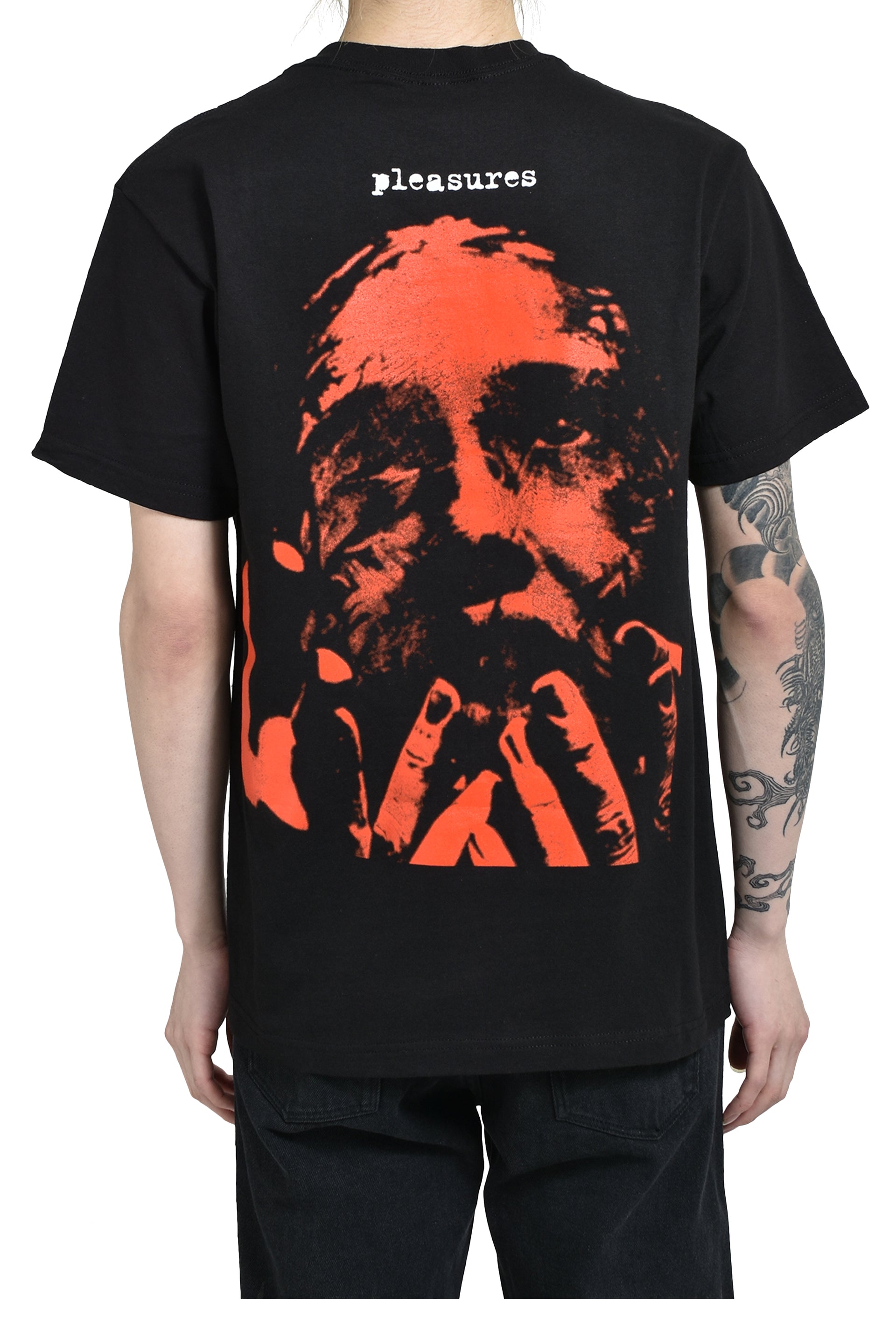 PLEASURES × Slipknot FACE T-SHIRT / BLK