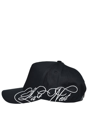 SIDE EMBRIDERY CAP / BLK