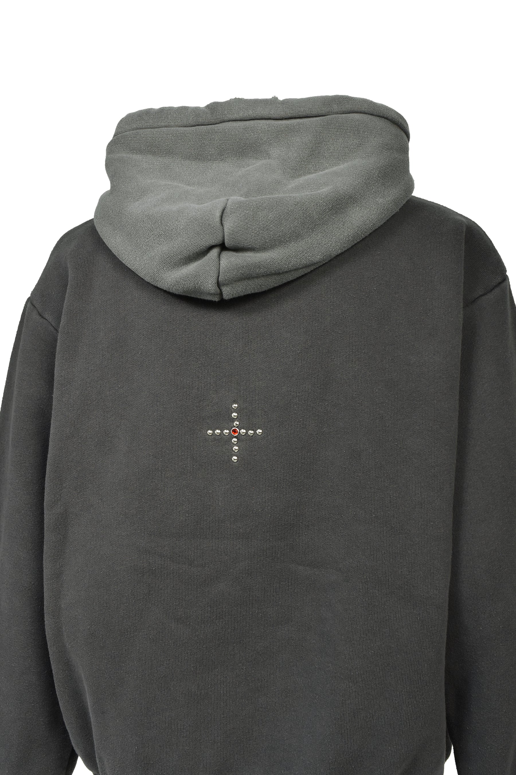 SWJP ZIP UP HOODIE w/ CUSTOM STUDS NUBIAN (EXCLUSIVE) / GRY