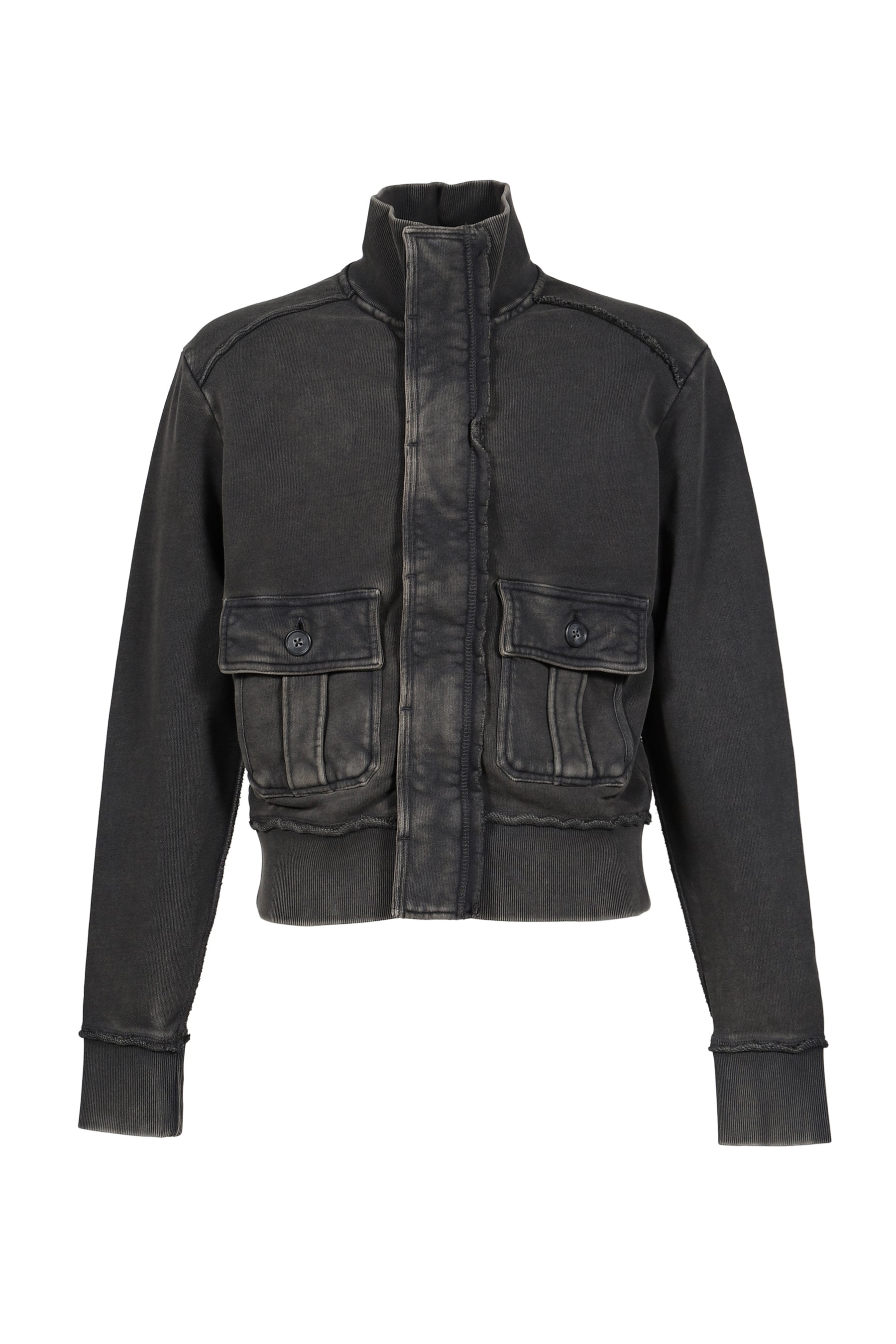 SUPPLY TRACK JACKET / WASHED BLK