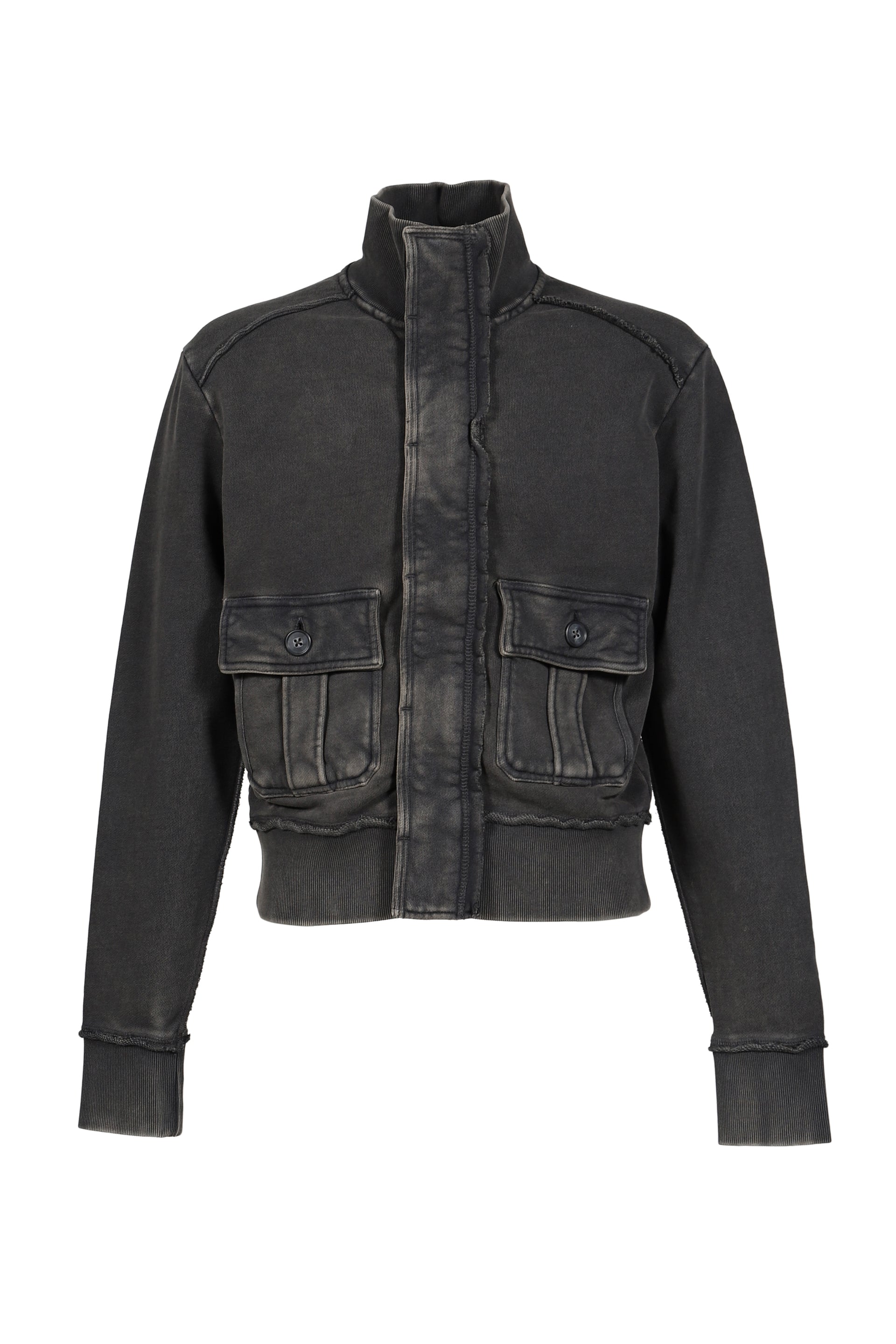 SUPPLY TRACK JACKET / WASHED BLK