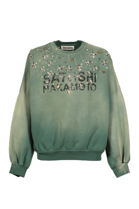 CRYSTAL CASTLE CREWNECK / GRN