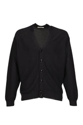 RELAXED TWISTED CARDIGAN / BLK