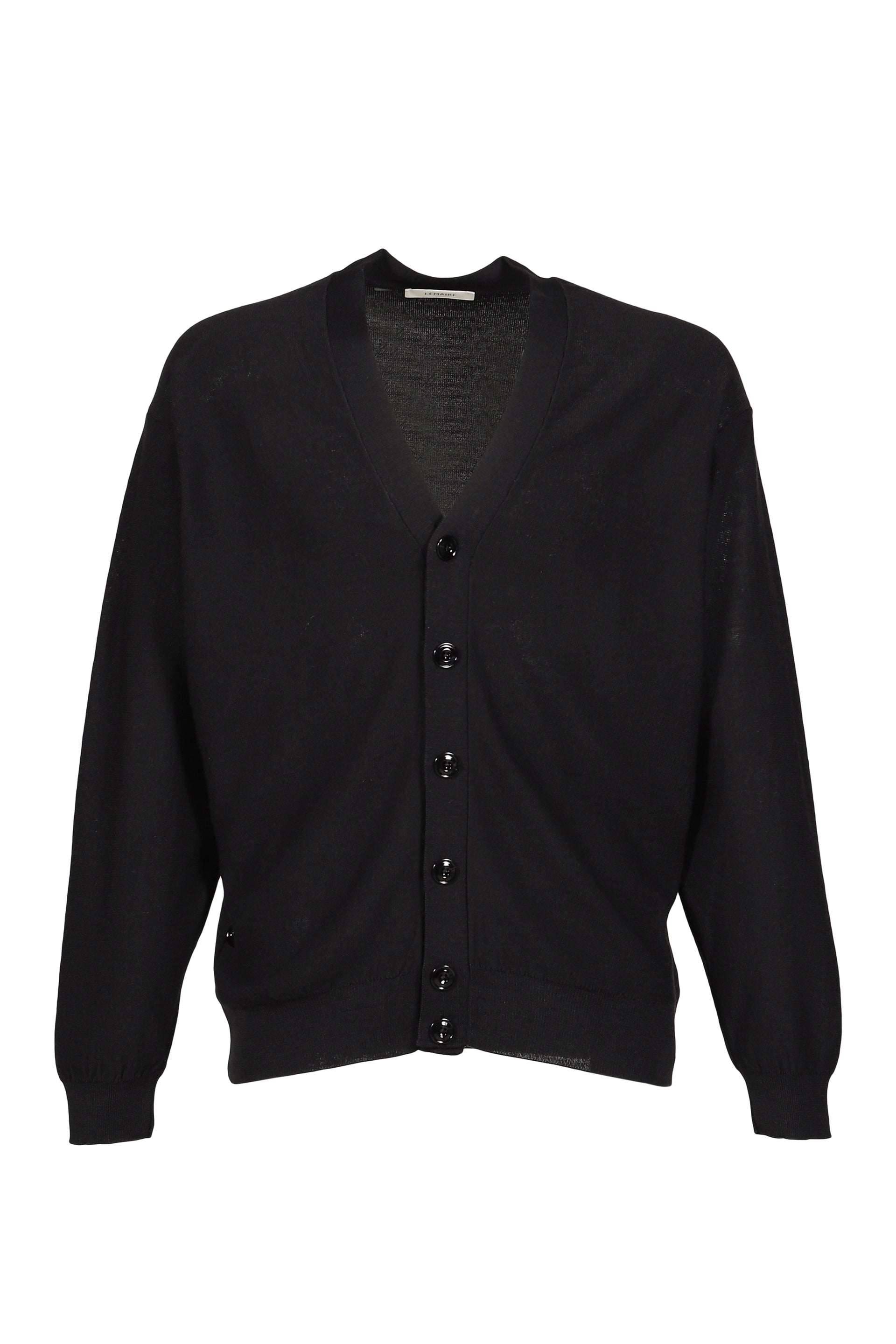 RELAXED TWISTED CARDIGAN / BLK