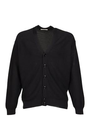 RELAXED TWISTED CARDIGAN / BLK