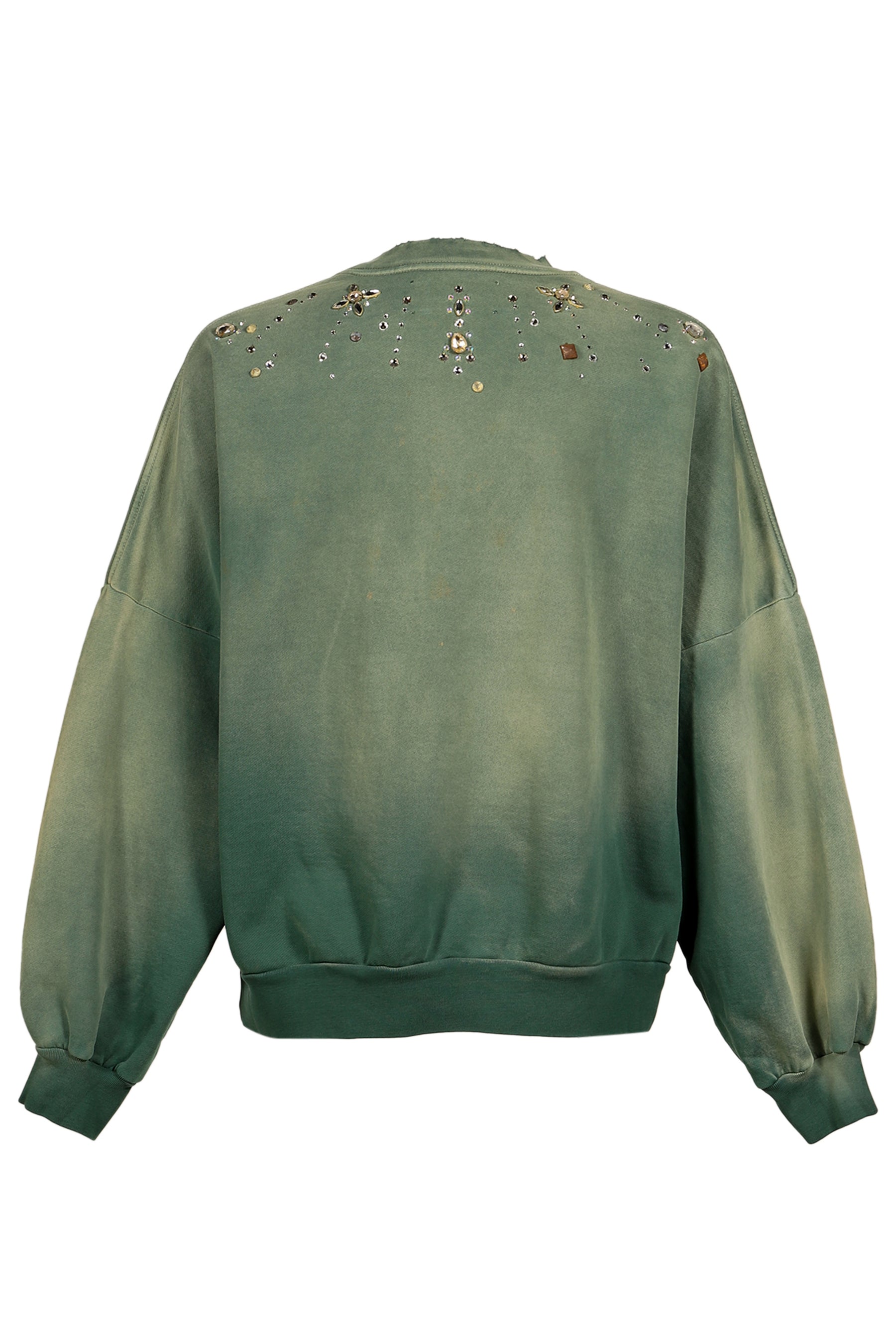 CRYSTAL CASTLE CREWNECK / GRN