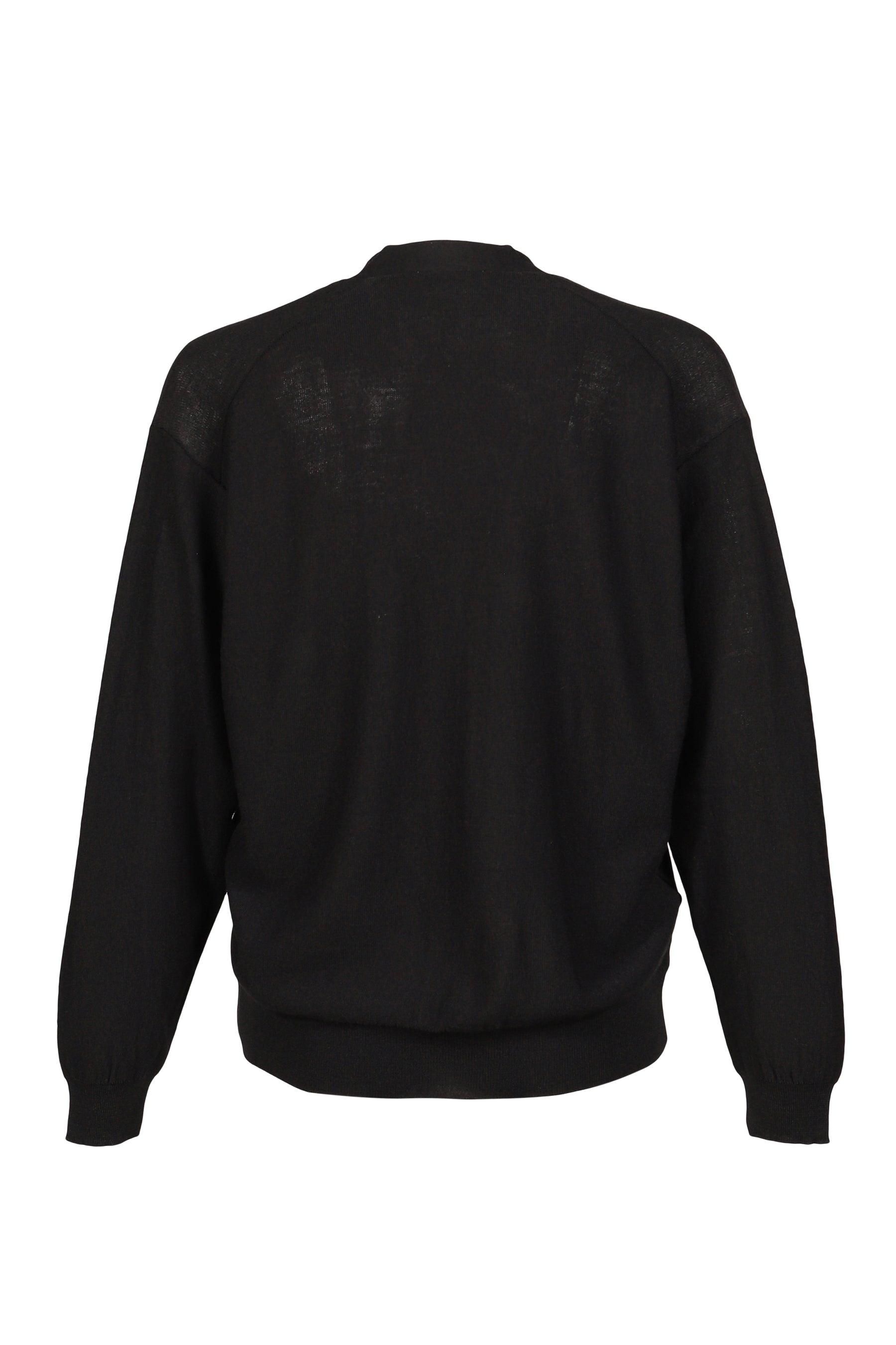 RELAXED TWISTED CARDIGAN / BLK