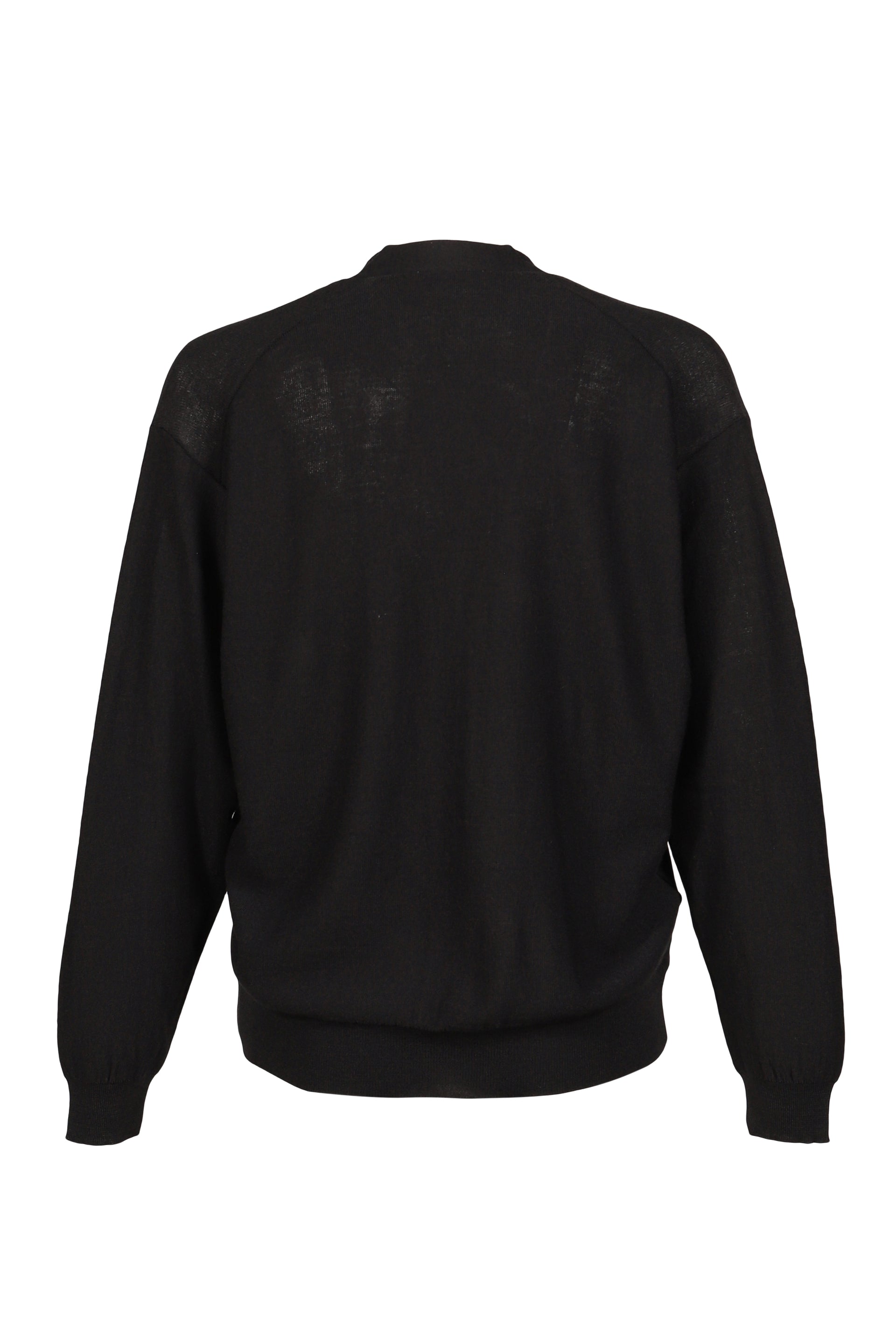 RELAXED TWISTED CARDIGAN / BLK