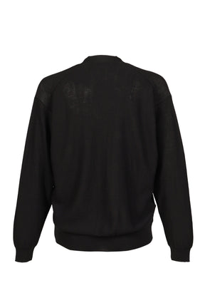 RELAXED TWISTED CARDIGAN / BLK