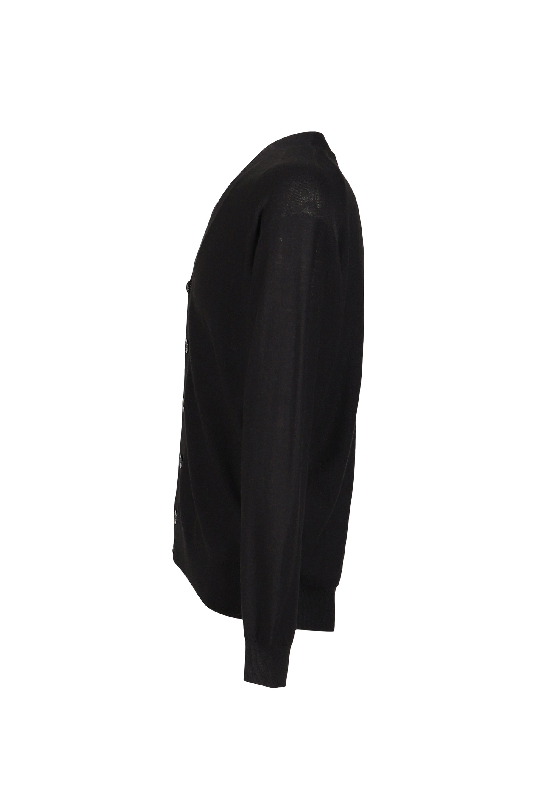 RELAXED TWISTED CARDIGAN / BLK