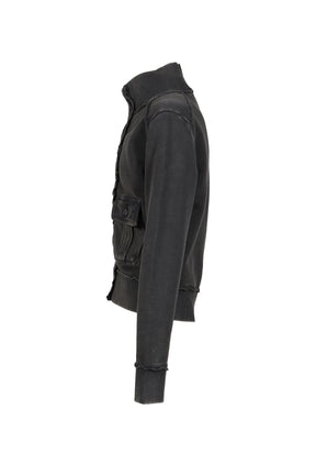 SUPPLY TRACK JACKET / WASHED BLK