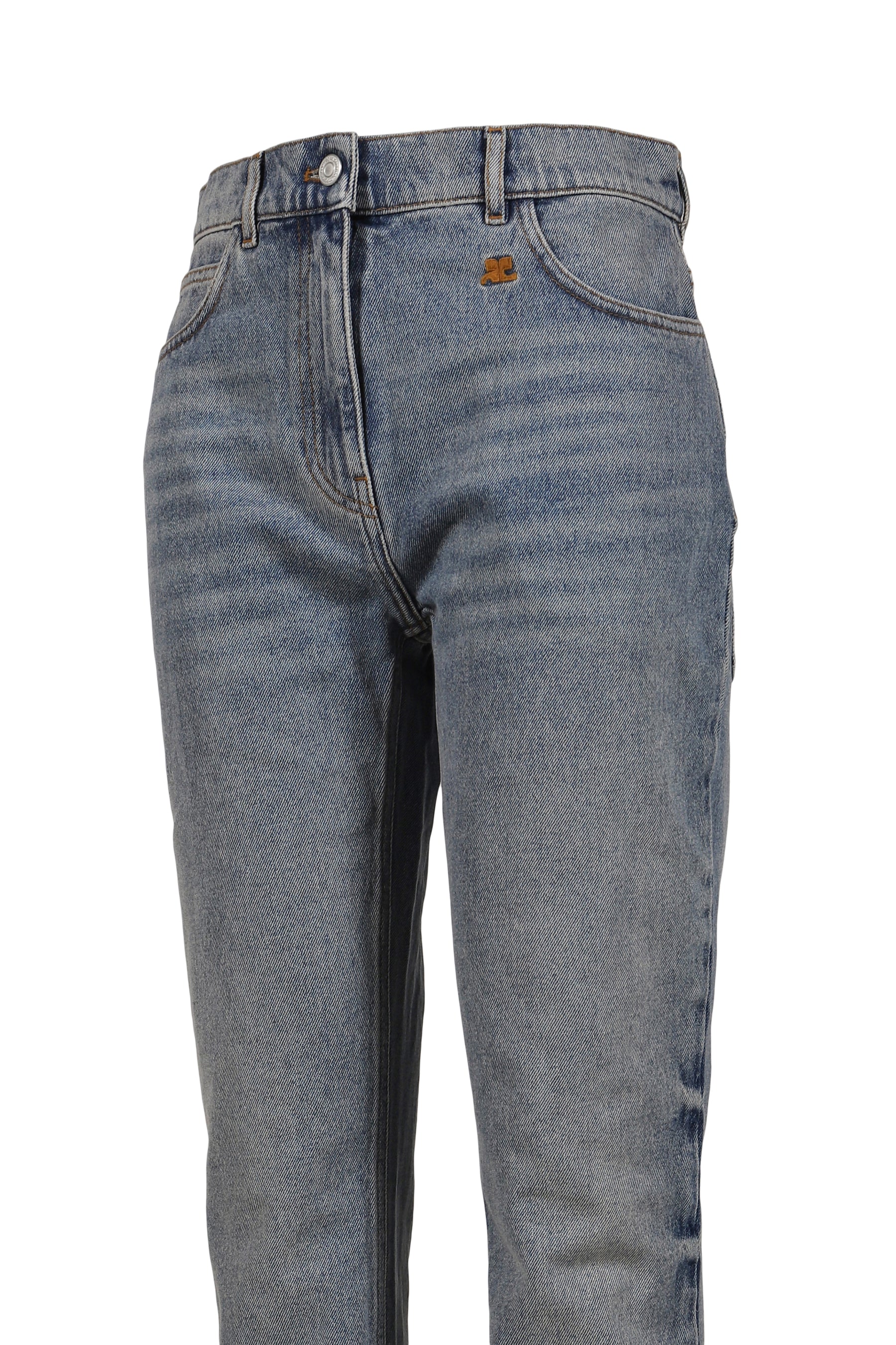 ROUND HELM DENIM PANTS / DENIM BLEU DELAVE